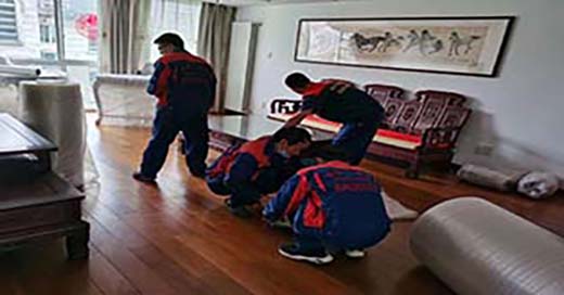 濱江區(qū)搬家公司紅木家具搬運(yùn)案例